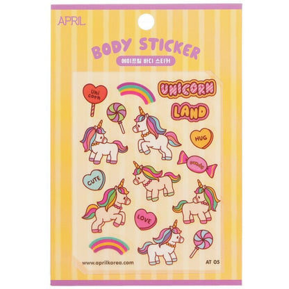 April Korea April Body Sticker -  AT 05 1pc