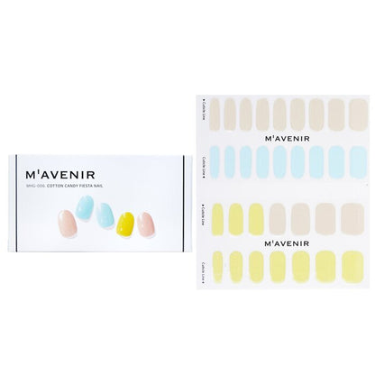 Mavenir Nail Sticker (Assorted Colour) - # Cotton Candy Fiesta Nail 32pcs