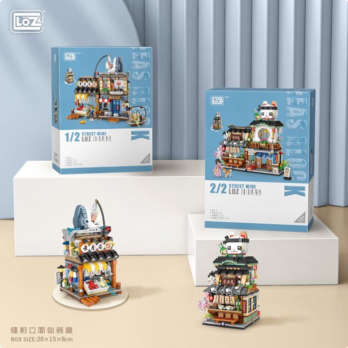 LOZ Street Series - Izakaya Building Bricks Set 15 x 20 x 8cm