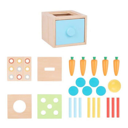 Tooky Toy Co 4 In 1 Educational Box 15x15x12cm