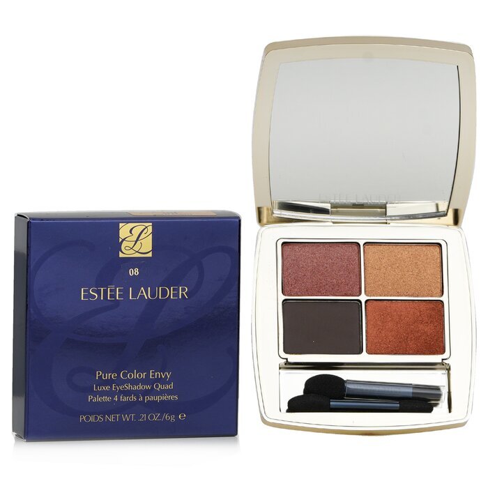 Estee Lauder Pure Color Envy Luxe Eyeshadow Quad -  08 Wild Earth 6g