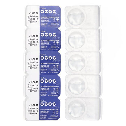 Clalen O2O2 Daily Clear -1.00 5pcs x 1 strip