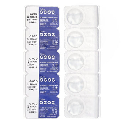 Clalen O2O2 Daily Clear -3.00 5pcs x 1 strip