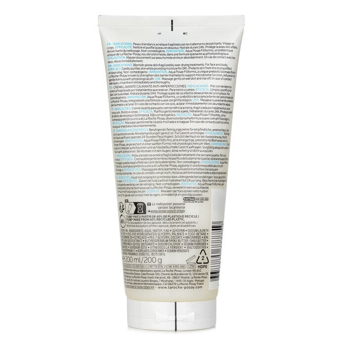 La Roche Posay Effaclar H Iso Biome Soothing Cleansing Cream 200ml