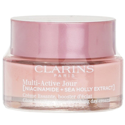 Clarins Multi-Active Jour( Niacinamide+Sea Holly Extract) Glow Boosting Line-Smoothing Day Cream Dry Skin 50ml