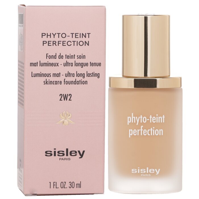 Sisley Phyto Teint Perfection Luminous Mat-Ultra Long Lasting Skincare Foundation -  2W2 Desert 30ml
