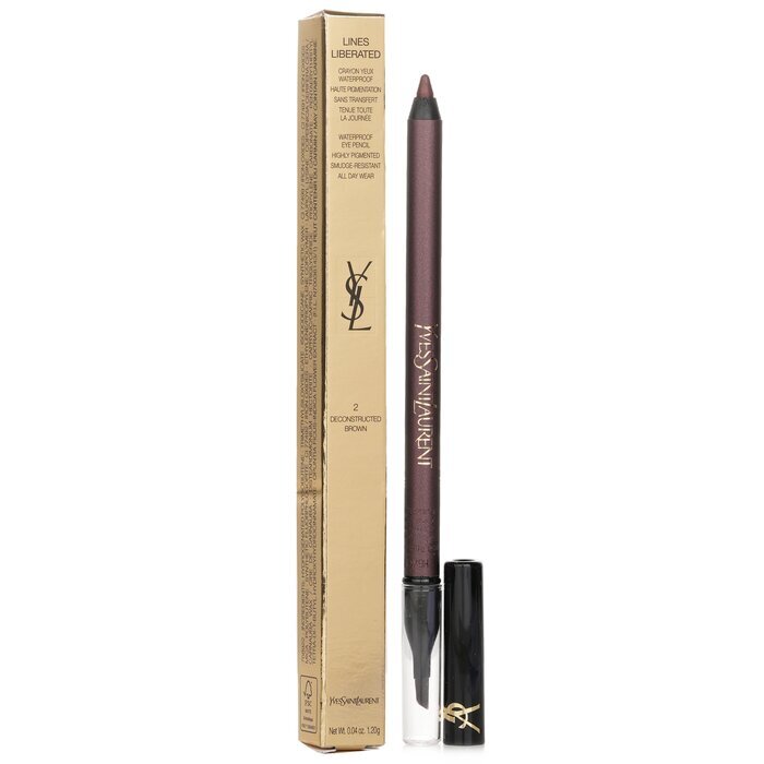 Yves Saint Laurent Lines Liberated Waterproof Eye Pencil -  02 Deconstructed Brown 1.2g