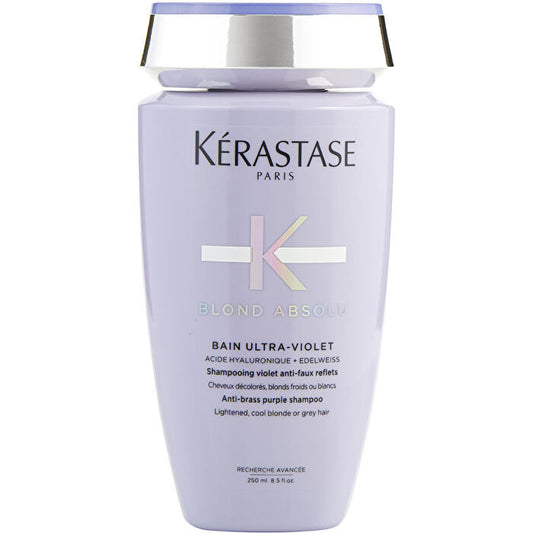 Kerastase Blond Absolu Bain Ultra-Violet Anti-Brass Purple Shampoo (Lightened, Cool Blonde or Grey Hair) 250ml