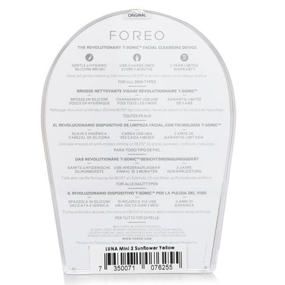 FOREO Luna Mini 2 Smart Mask Treatment Device -  Sunflower Yellow 1pcs