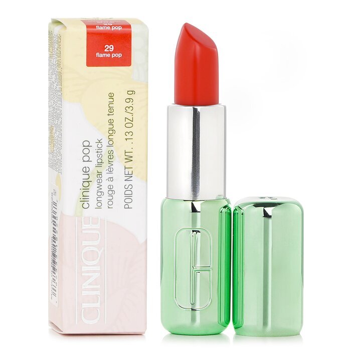 Clinique Pop Longwear Lipstick Shine -  29 Flame Pop 3.9g