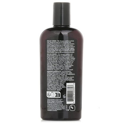 American Crew 3-in-1 Ginger + Tea Shampoo, Conditoner And Body Wash 250ml