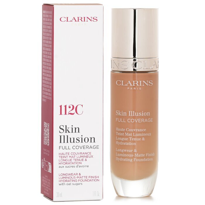 Clarins Skin Illusion Full Coverage Foundation -  112C 30ml