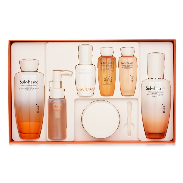 Essential Firming Care Set: Essential Revitalizing Water EX +Essential Revitalizing Emulsion EX 125ml+Essential 150ml