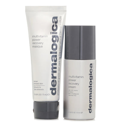 Stressed Skin Recovery System Set :MultiVitamin Power Recovery Cream +MultiVitamin Power Recovery Masque 75ml 2pcs 50ml