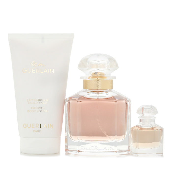 Mon Guerlain Eau de Parfum Gift Set EDP 50ml+5ml+Body Lotion 75ml 3pcs