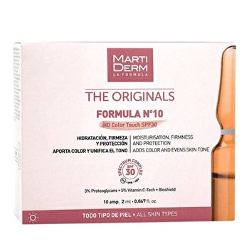 Martiderm The Originals Formula N��10 HD Color Touch Ampoules SPF 30 10x 2ml